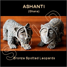Ashanti Bronze Spotted Leopards