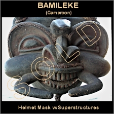 Bamileke Helmet Mask