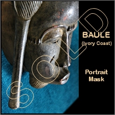 Baule Portrait Mask
