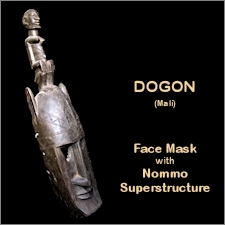 Dogon Mask with Nommo Superstructure