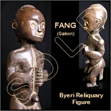 Fang Infant/Child Byeri Reliquary Figure