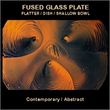 Fused Glass Plate