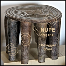 Nupe Stool w/10 Legs