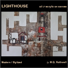 Rothwell Original Lighthouse Painting